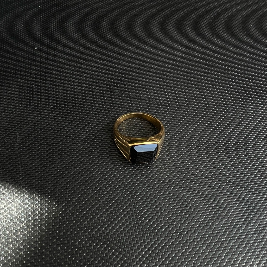 Sample - Black Signet Ring 18$